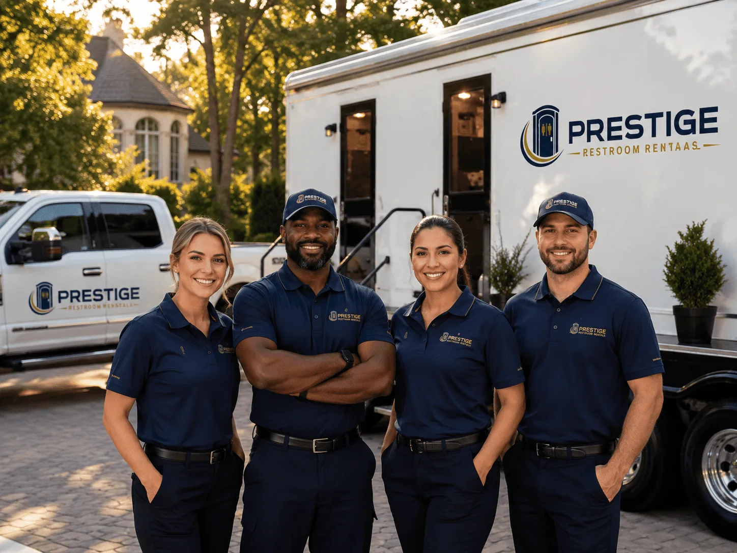 Trusted Luxury Portable Restrooms company in Lerna, IL